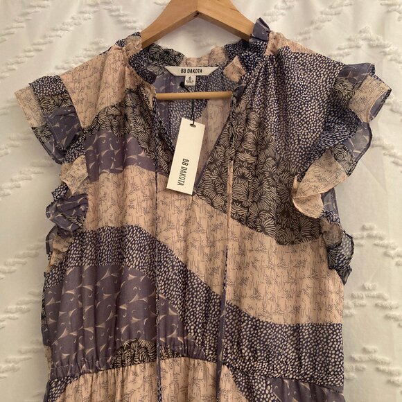 BB Dakota Chiffon Midi Dress - BRAND NEW - TAGS STILL ON - Picture 6 of 6